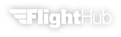 flighthub logo white